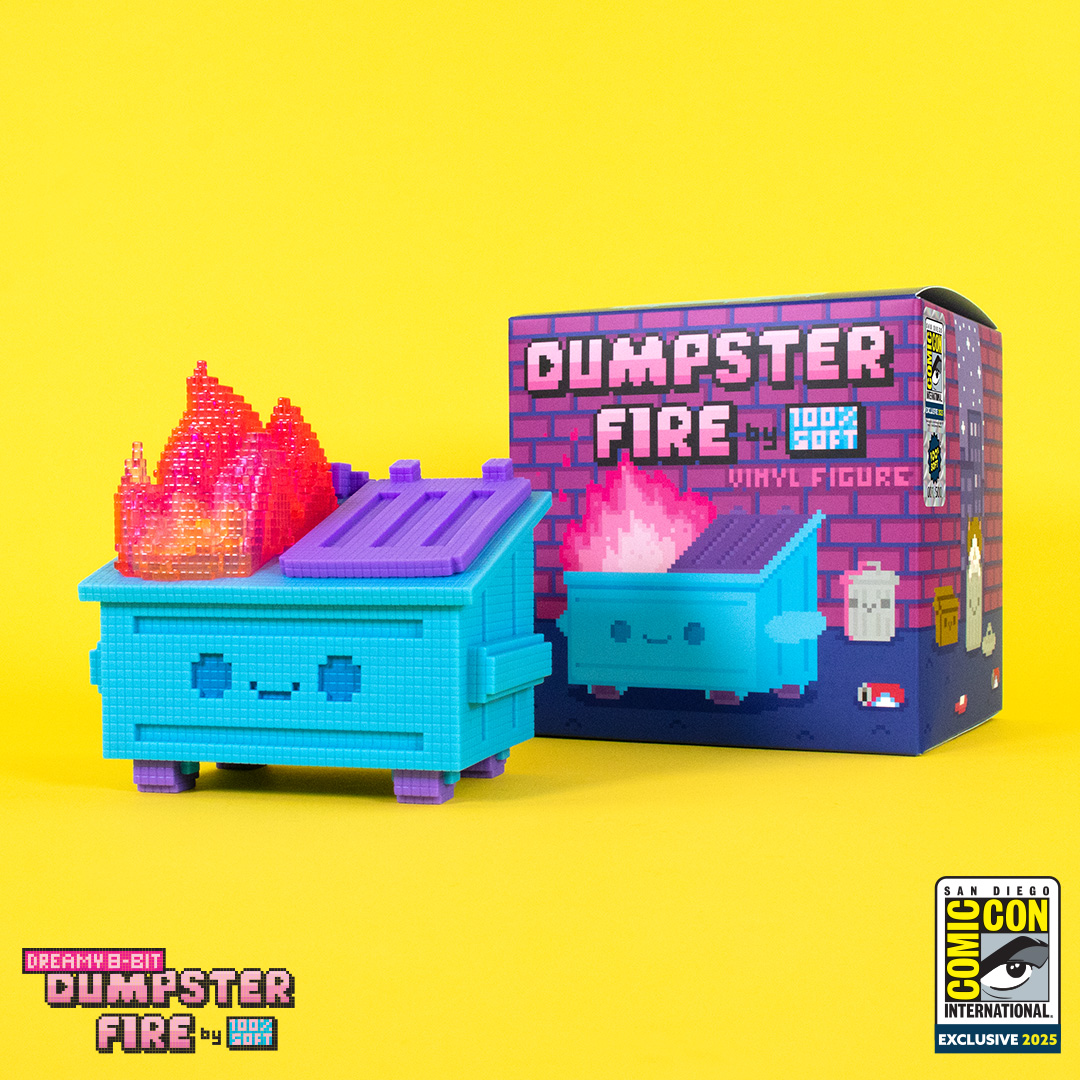 8-Bit Dumpster Fire Dreamy Edition