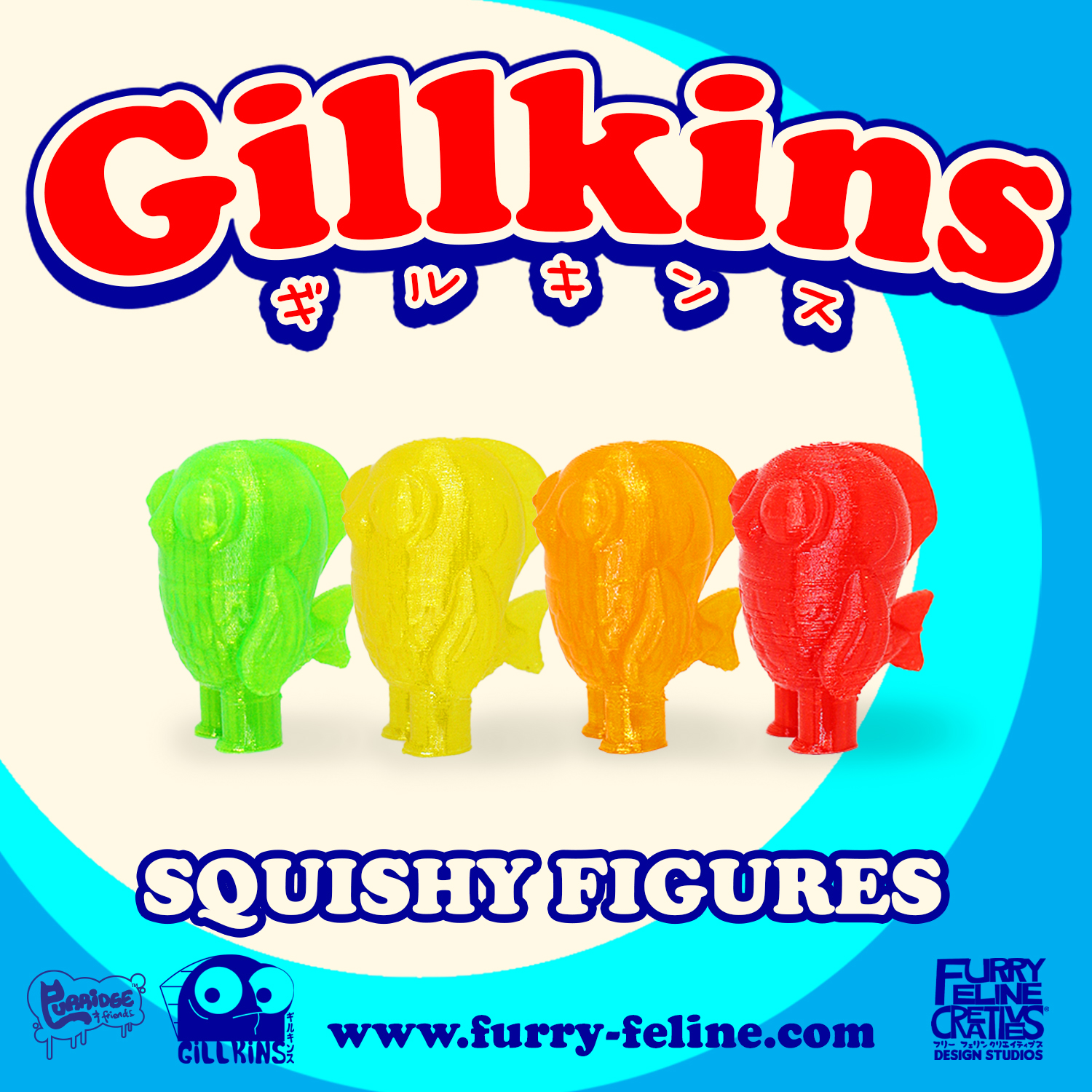 Gillkins Twin Pack Squish Candy Figures