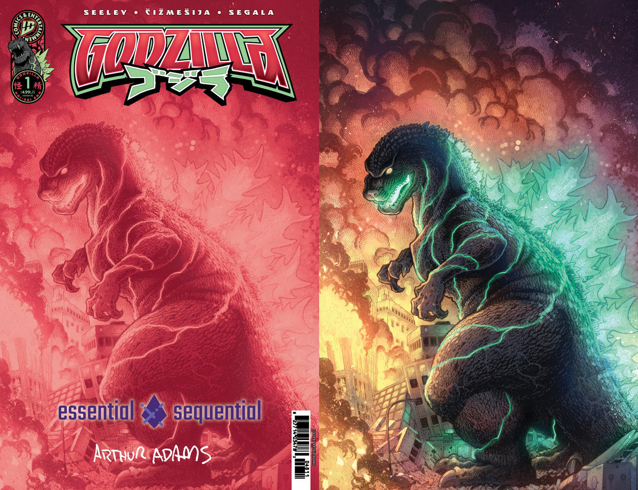 The Godzilla #1 Art Adams Foil Edition