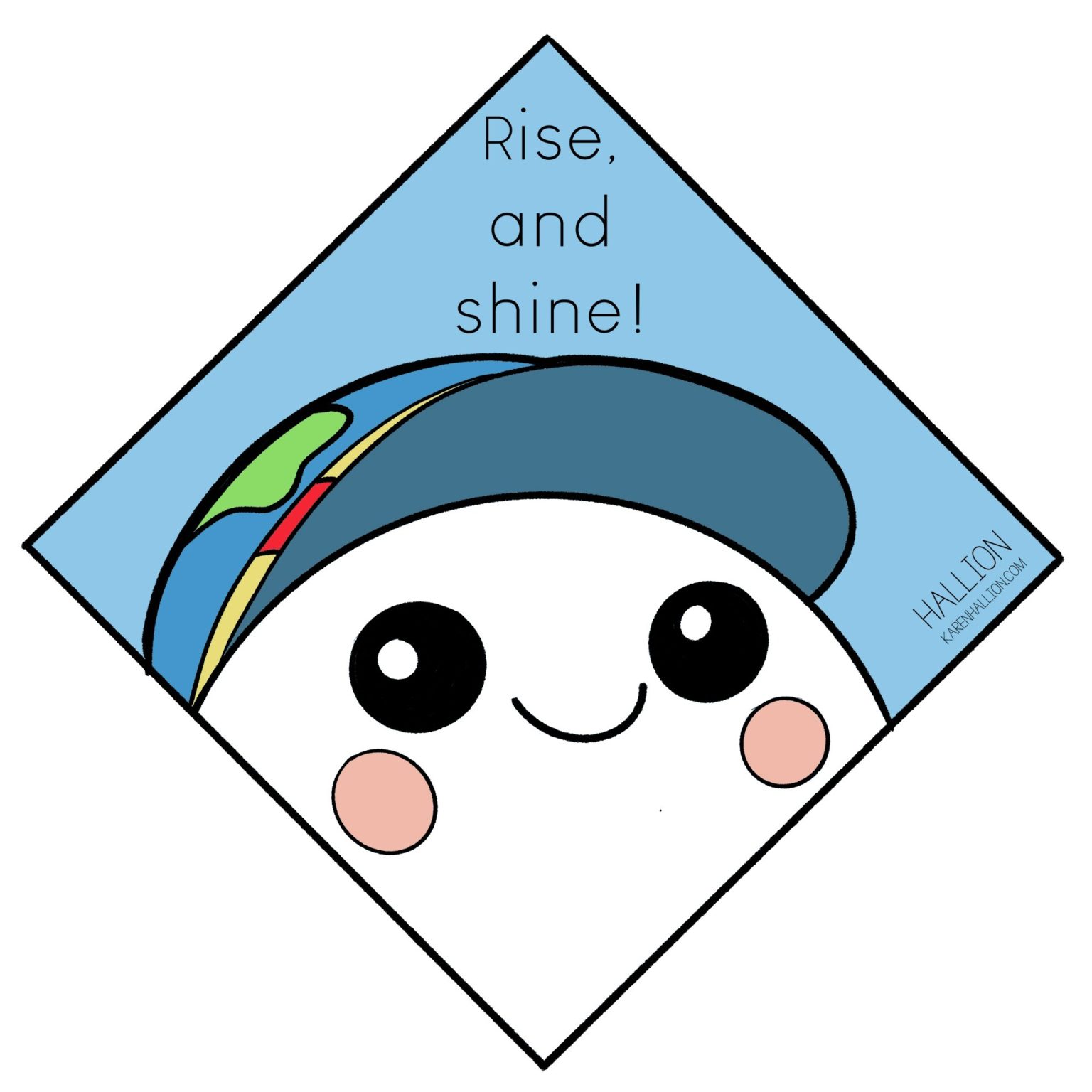 Rise and Shine Enamel Pin
