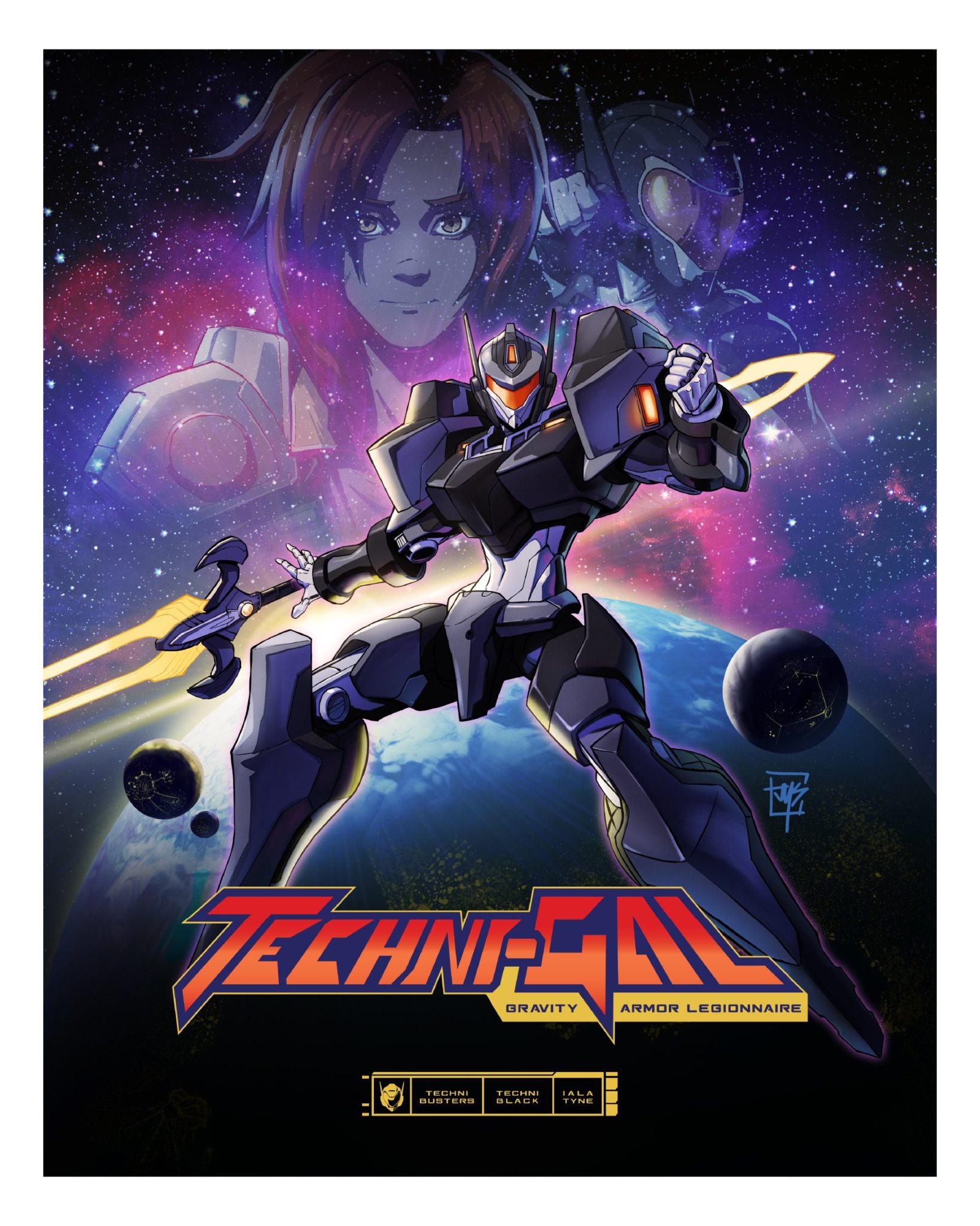 “Techni-G.A.L.“ 11″x14” Print