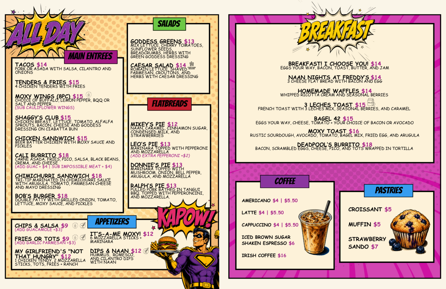 Menus, Hours, and Prices - Oh My! Restaurant Promotions During San ...