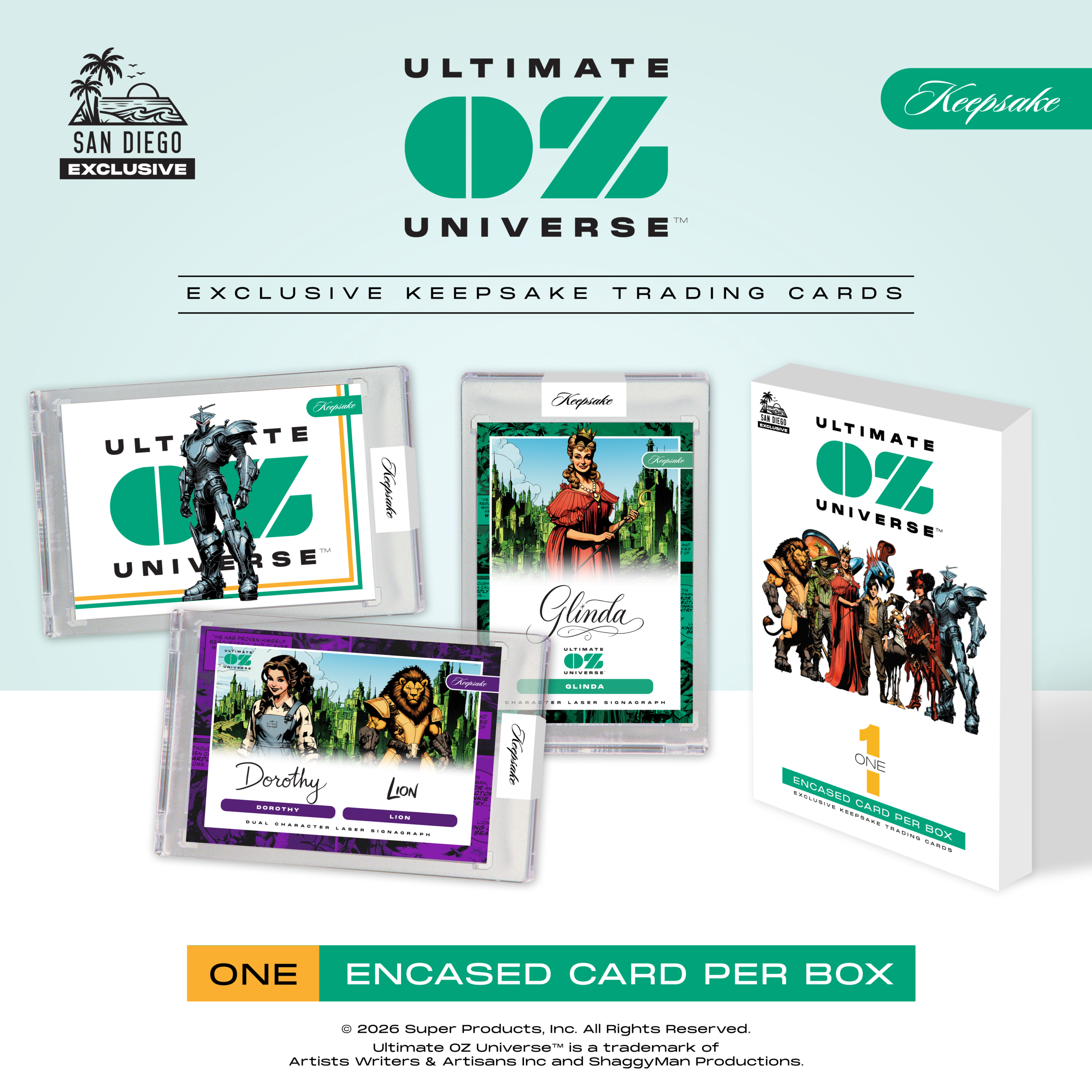 Keepsake Trading Cards San Diego Comic-Con Exclusives, Debuts